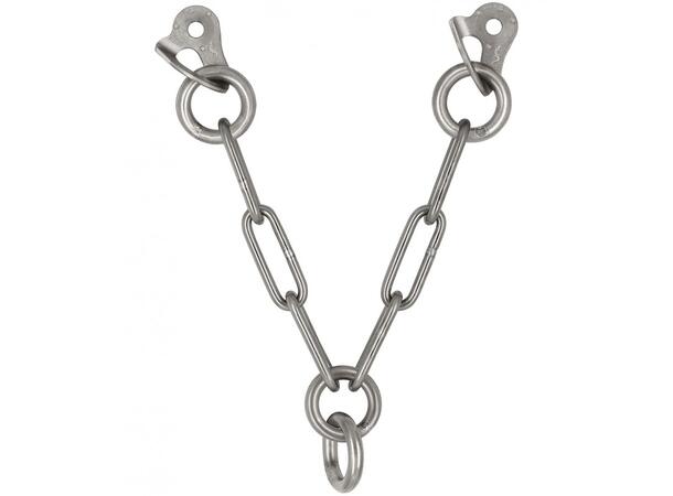Fixe V-belay Station 316l D10 "V"-anker med ring