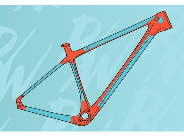 RideWrap covered protection -hardtail gloss gjennomsiktig