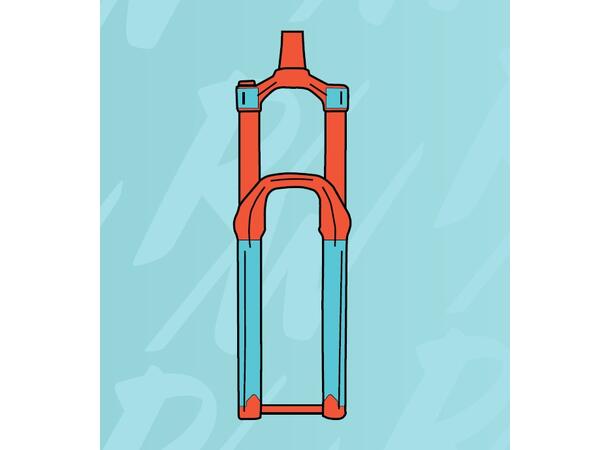 RideWrap covered protection for gaffel matte gjenomsiktig