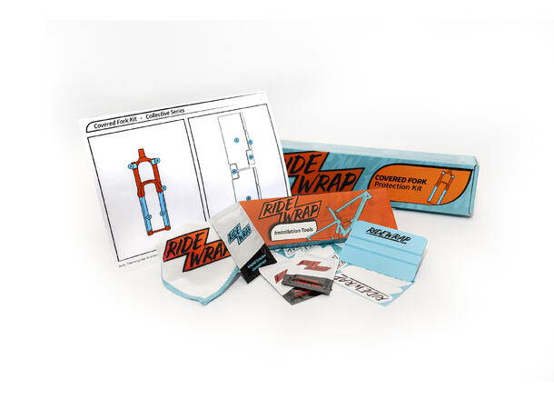 RideWrap covered protection for gaffel matte gjenomsiktig