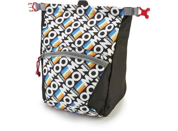 Moon Bouldering Chalk Bag Retro Stripe Black