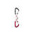 Ocun Kestrel QD Bio-DYN-ring 15mm, 6-pk 10cm red 