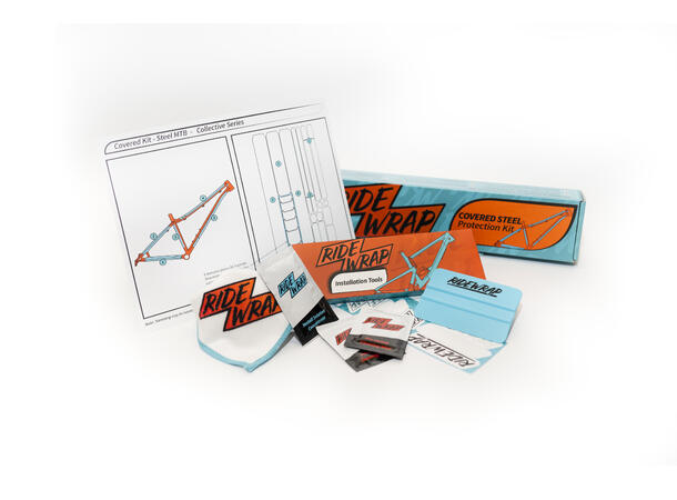 RideWrap covered protection -stål mtb gloss gjennomsiktig