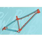 RideWrap covered protection -stål mtb gloss gjennomsiktig