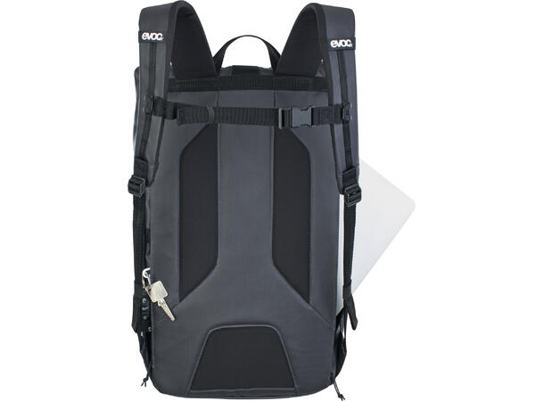 EVOC Duffle Backpack 26 carbon grey - black