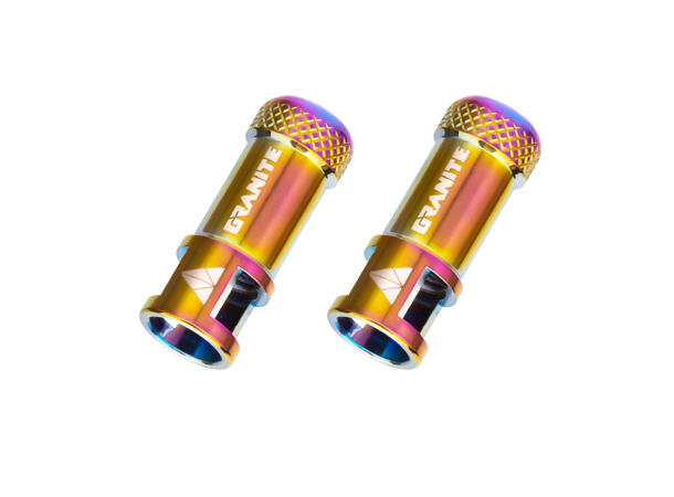 Granite Design Juicy Nipple oil slick ventilhette med verktøy for ventilkjerne 