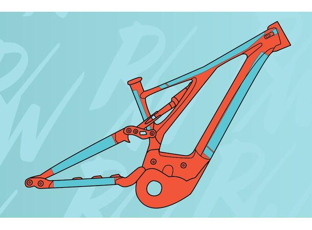 RideWrap covered protection -emtb matte gjenomsiktig