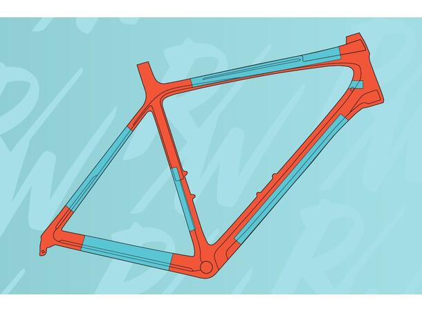 RideWrap covered protection -road/gravel gloss gjennomsiktig
