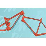 RideWrap essential protection -downtube matte gjenomsiktig