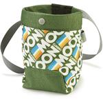 Moon Trad Chalk Bag Retro Stripe Green