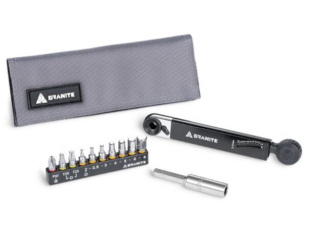 Granite Design ROCKnROLL TQ grey mini momentnøkkel for sykkel 