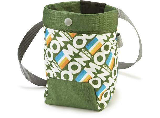 Moon Trad Chalk Bag Retro Stripe Green