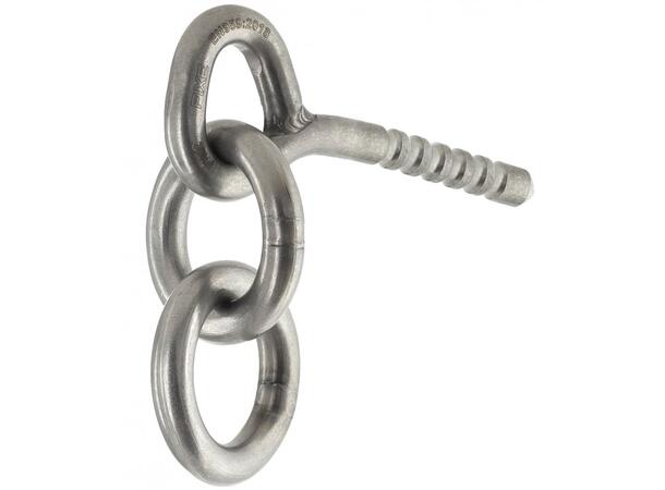 Fixe C belay station glue in w. double ring 316l - Limbolt