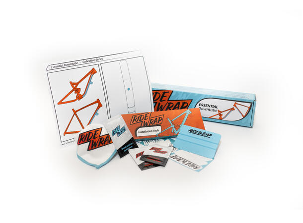 RideWrap essential protection -downtube gloss gjennomsiktig