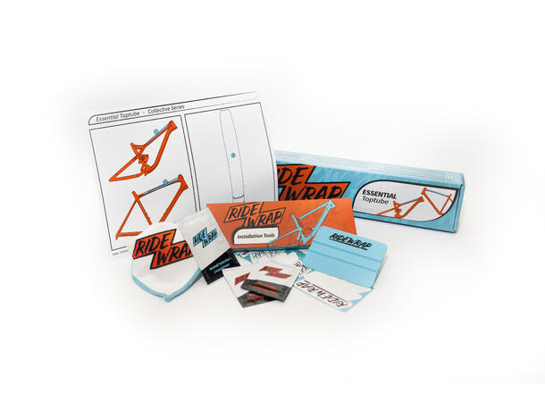 RideWrap essential protection -toptube gloss gjennomsiktig