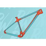 RideWrap covered protection -hardtail matte gjenomsiktig