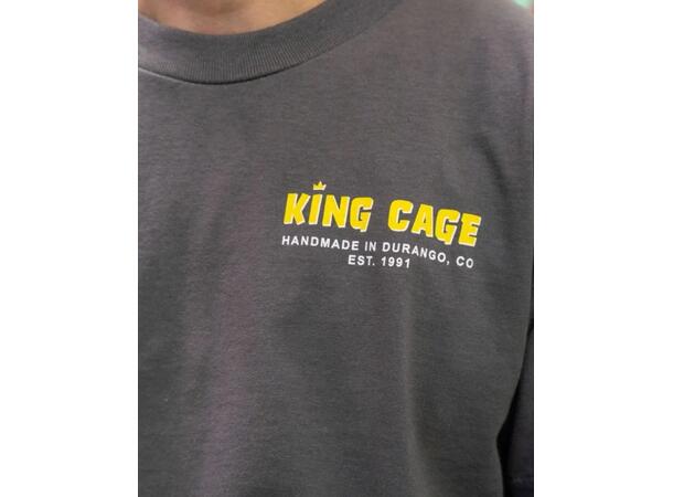 King Cage Short Sleeve T-Shirt charcoal small 
