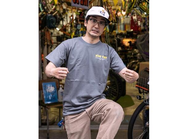 King Cage Short Sleeve T-Shirt charcoal small 