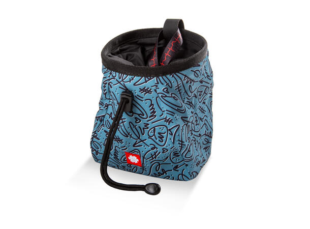Ocun Lucky Chalk Bag gear handwrite blue arctic 