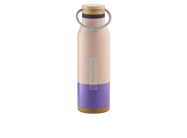 Corto Insulated Bamboo Bottle 0,7l violet 