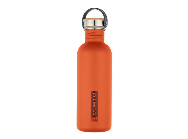 Corto Steel Bottle Bamboo Cap 1,0l terracotta 