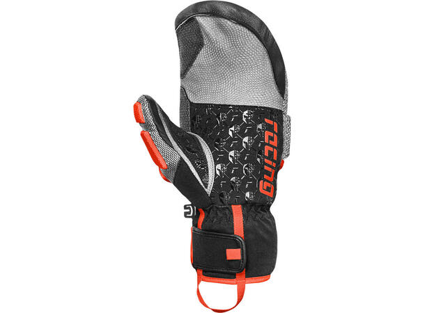 Reusch Worldcup Warrior GS Mitten black/silver/fluo red 7 