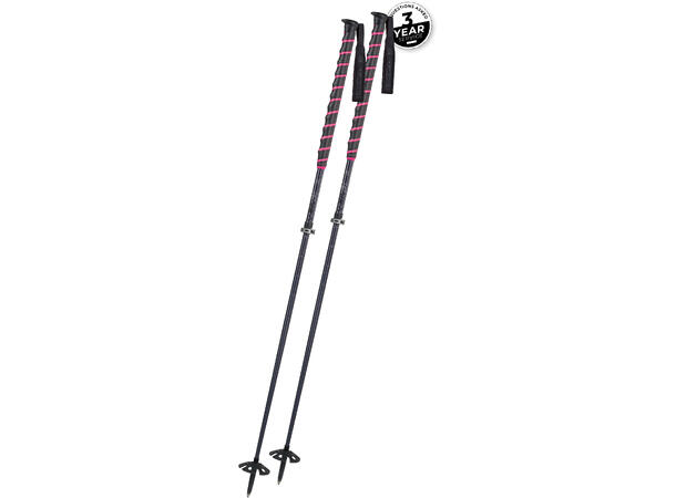 Komperdell Big Art Titanal Vario stripe black/neonpink 