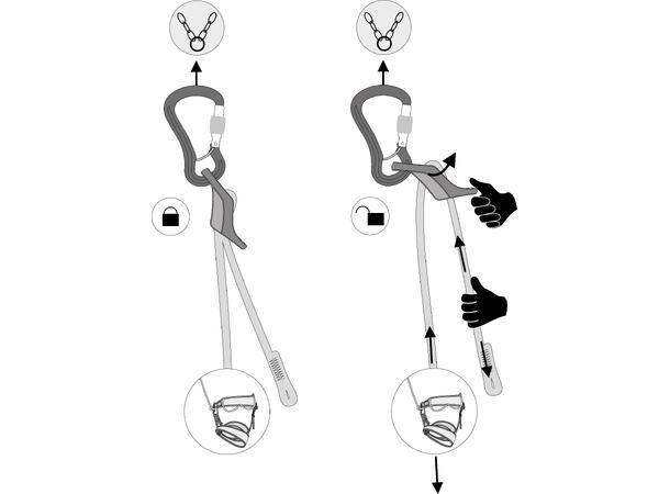 Ocun SBEA ADJUST 20-100 cm Justerbar standplass-slynge 