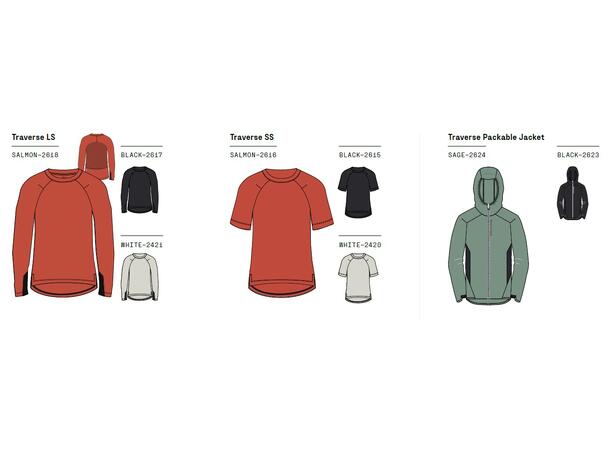 Ride Concepts Traverse SS W's salmon XS 
