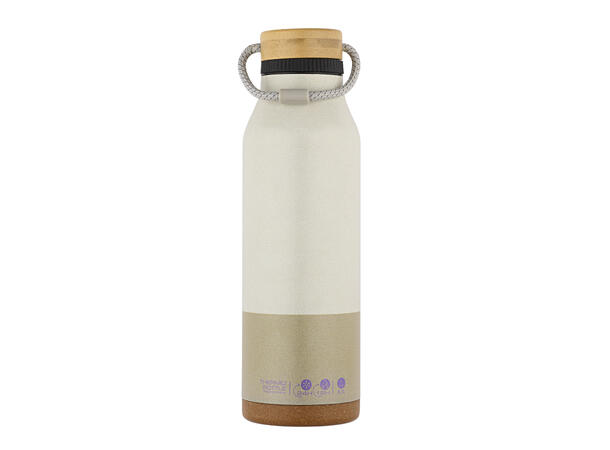 Corto Insulated Bamboo Bottle 0,7l chalk white 