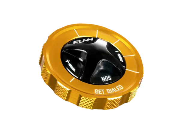 Funn NOS Air Fork Valve Cap blue Fox Racing Shox 