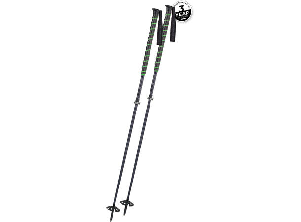 Komperdell Big Art Titanal Vario stripe black/neongreen 