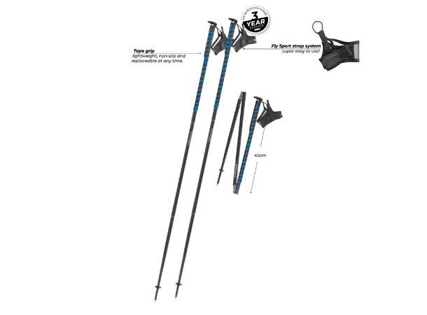 Komperdell FXP Composite Trail blue 115cm 