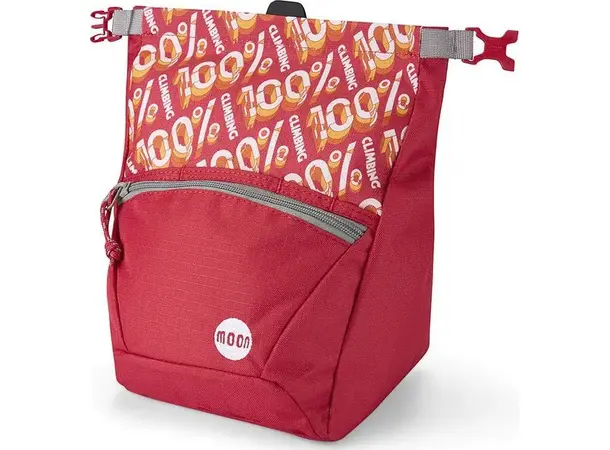 Moon Bouldering Chalk Bag 100% climbing red 