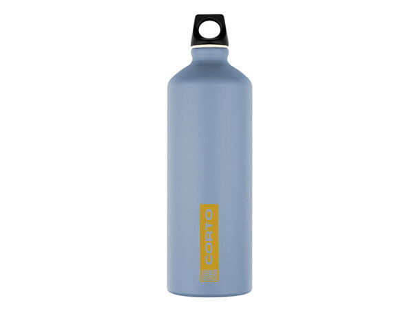 Corto Aluminium Bottle Narrrow Cap 1,0l blue 