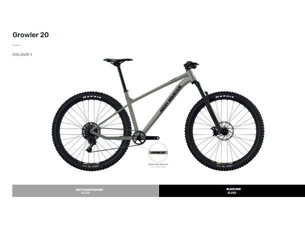Rocky Mountain Growler 20 S 29" Hardtail stisykkel 2026 