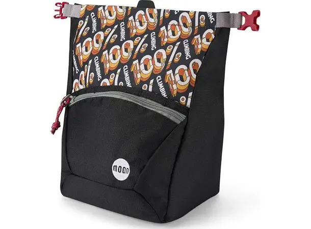 Moon Bouldering Chalk Bag 100% climbing black 