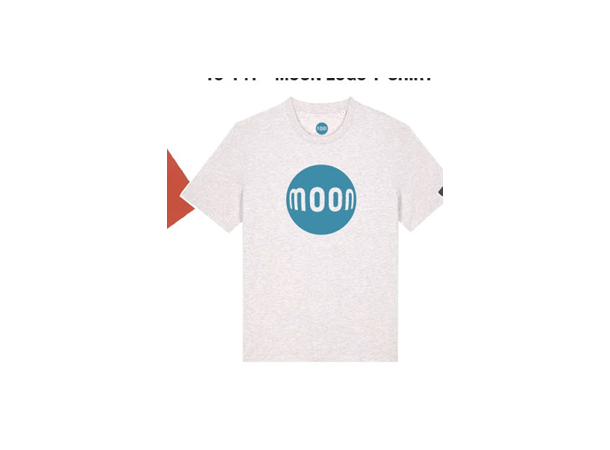 Moon Logo TS heather grey S 