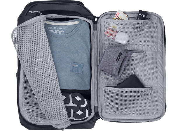 EVOC Athlete Backpack 30 carbon grey - black 