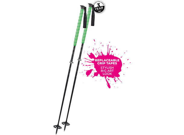 Komperdell Big Art Carbon Vario full colour neongreen 