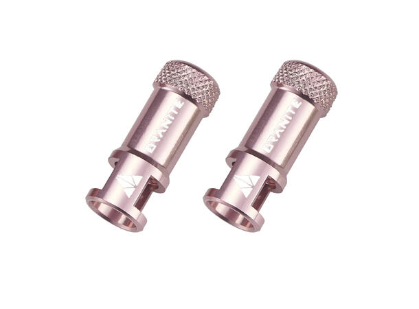 Granite Design Juicy Nipple pink ventilhette med verktøy for ventilkjerne 