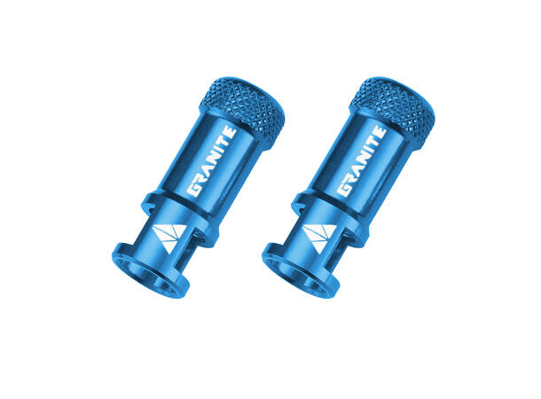 Granite Design Juicy Nipple blue ventilhette med verktøy for ventilkjerne 